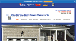 Desktop Screenshot of garagedoorrepairchatsworth.us